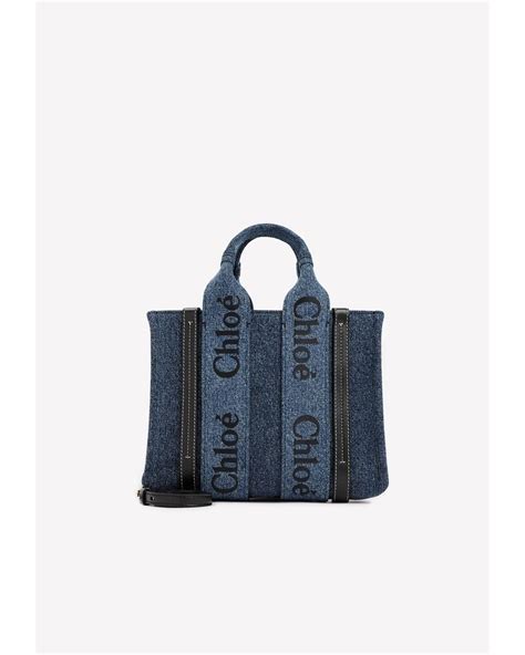 chloe tote sale|chloe denim tote.